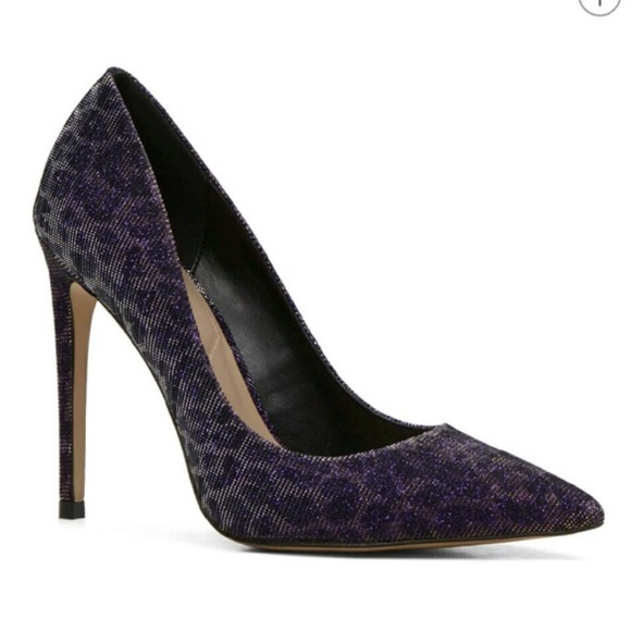 purple pumps aldo